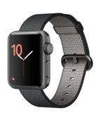 Apple Watch Series 2 38mm Space Gray Aluminum Case With Black Woven Nylon Band