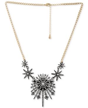 Rachel Rachel Roy Two-tone Pave Starburst Statement Necklace