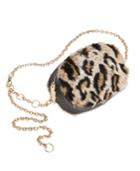 Betsey Johnson Faux Fur Belt Bag