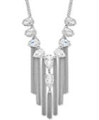 Thalia Sodi Silver-tone Crystal Fringe Statement Necklace, Only At Macy's