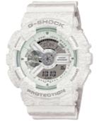 G-shock Men's Chronograph Analog-digital White Bracelet Watch 55x51mm Ga110ht-7a