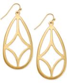 Inc International Concepts Gold-tone Openwork Drop Earrings, Only At Macy's