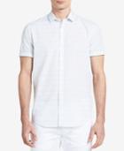 Calvin Klein Men's Classic-fit Striped Shirt