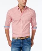 Park West Men's Two-tone Check Long-sleeve Shirt