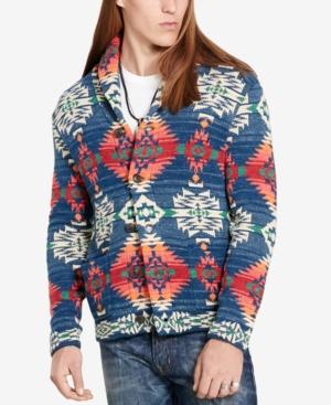 Denim & Supply Ralph Lauren Men's Southwestern-pattern Cardigan