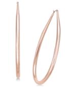 Thalia Sodi Rose Gold-tone Teardrop Hoop Earrings, Created For Macy's