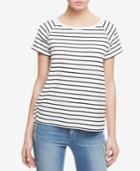 Sanctuary Leelee Striped Lace-up Top