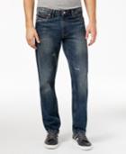 Sean John Men's Bedford Classic Straight Jeans With Diagonal Seam Pockets