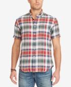 Polo Ralph Lauren Men's Standard Fit Plaid Linen Shirt