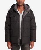 Sean John Men's Camo-lined Parka
