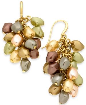 Charter Club Gold-tone Shaky Imitation Pearl Drop Earrings, Created For Macy's