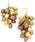 Charter Club Gold-tone Shaky Imitation Pearl Drop Earrings, Created For Macy's