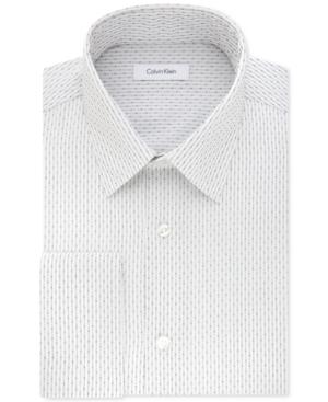 Calvin Klein Men's Classic-fit Performance Broadcloth French Cuff Dress Shirt