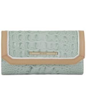 Brahmin Soft Checkbook Tri Color Wallet