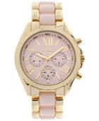 Style & Co. Women's Chronograph Two-tone Stainless Steel And Plastic Bracelet Watch 40mm Sy005gpk, Only At Macy's