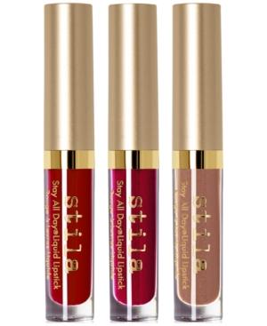 Stila 3-pc. Kiss Me Stila Liquid Lipstick Set, A $33 Value!