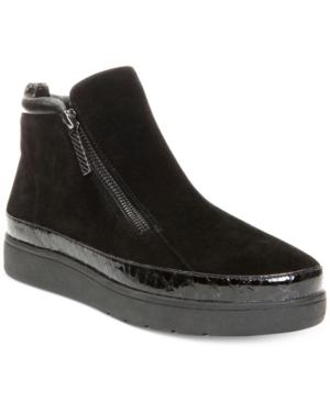 Donald J. Pliner Meira Zipper Platform Ankle Booties Women's Shoes