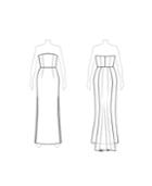 Customize: Remove Draped Arm-bands - Fame And Partners Sleeveless Empire Dress