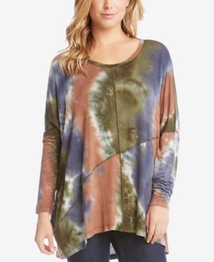 Karen Kane Tie-dyed High-low Top