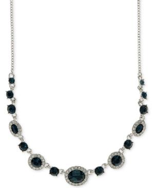 Givenchy Rounded Crystal And Pave Collar Necklace