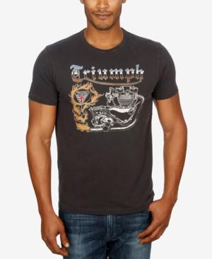Lucky Brand Men's Triumph Motorcycle Graphic-print T-shirt