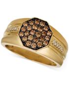 Le Vian Gents Men's Diamond Cluster Ring (3/4 Ct. T.w.) In 14k Gold
