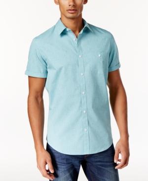 Calvin Klein Men's Chambray Short-sleeve Shirt