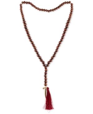 Rachel Rachel Roy Gold-tone Beaded Tassel Lariat Necklace