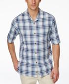 Tommy Bahama Men's Darling Point Plaid Silk Shirt
