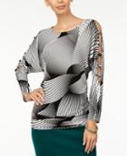 Thalia Sodi Printed Cutout Top, Created For Macy's