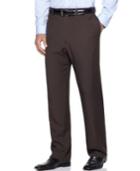 Haggar Dress Pants, Straight Fit Flat Front Repreve Stria