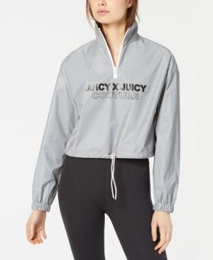 Juicy Couture Reflective Logo-print Crop Top