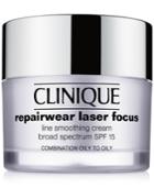 Clinique Repairwear Laser Focus Line Smoothing Cream Broad Spectrum Spf 15 - Combination Oily To Oily, 1.7 Oz
