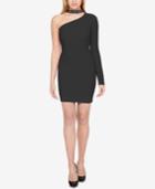 Guess Embellished Choker One-shoulder Dress