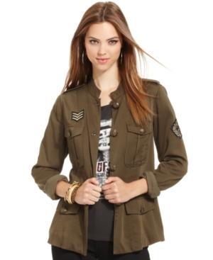 Guess Jacket, Long-sleeve Military Pocket