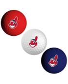 Team Golf Cleveland Indians 3-pack Golf Ball Set