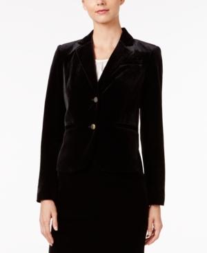 Calvin Klein Velvet Two-button Jacket