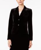 Calvin Klein Velvet Two-button Jacket