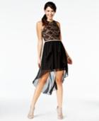 City Studios Juniors' Lace High-low Dress, A Macy's Exclusive