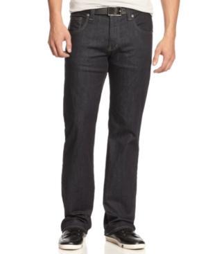 Armani Jeans Bootcut Denim, Dark Rinse