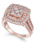 Diamond Multi-level Composite Engagement Ring (2 Ct. T.w.)