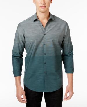 Inc International Concepts Men's Ombre Cotton Shirt, Only At Macy's