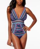 Miracle Suit Caravan Odyssey Printed Allover Slimming One-piece Swimsuit Women's Swimsuit