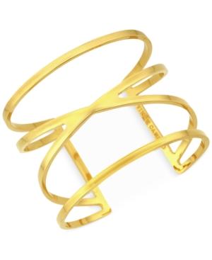 Vince Camuto Gold-tone Cut-out Cuff Bracelet
