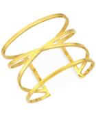 Vince Camuto Gold-tone Cut-out Cuff Bracelet