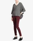 Polo Ralph Lauren Wool Cashmere Blend Buttoned Poncho