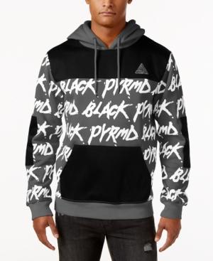 Black Pyramid Men's Text Hoodie