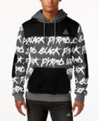 Black Pyramid Men's Text Hoodie