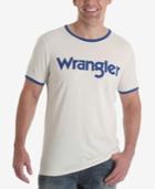 Wrangler Men's 70th Anniversary Collection Kabel Logo Ringer T-shirt
