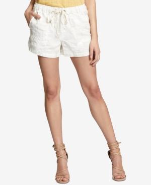 Sanctuary Trooper Linen Camouflage Pull-on Shorts